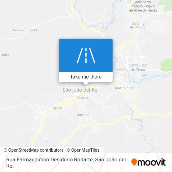 Rua Farmacêutico Desidério Rodarte map