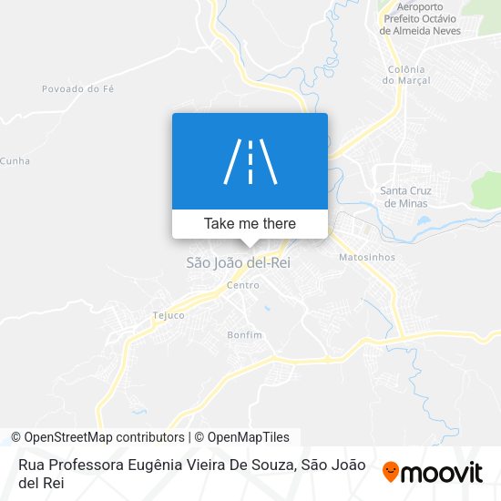 Rua Professora Eugênia Vieira De Souza map
