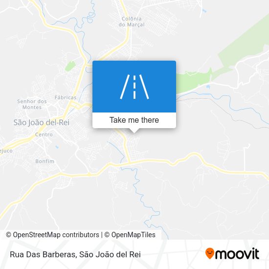 Rua Das Barberas map