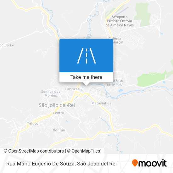 Rua Mário Eugênio De Souza map