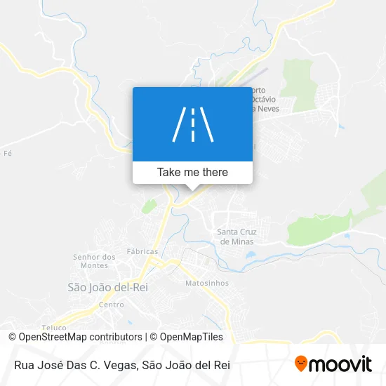 Rua José Das C. Vegas map