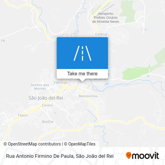Rua Antonio Firmino De Paula map