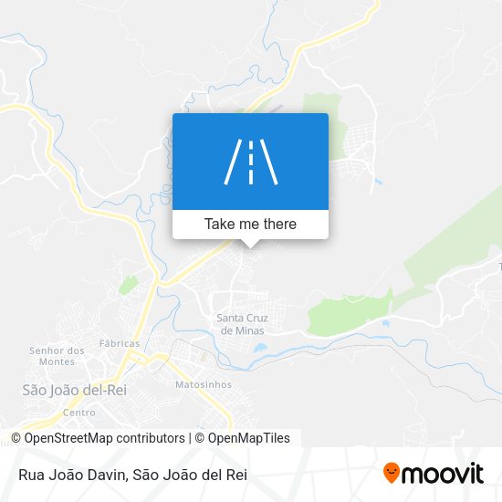 Rua João Davin map