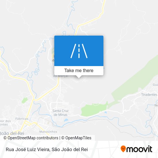 Rua José Luiz Vieira map