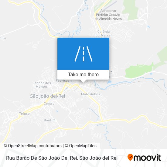 Rua Barão De São João Del Rei map