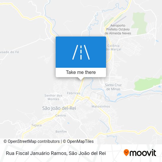 Rua Fiscal Januário Ramos map