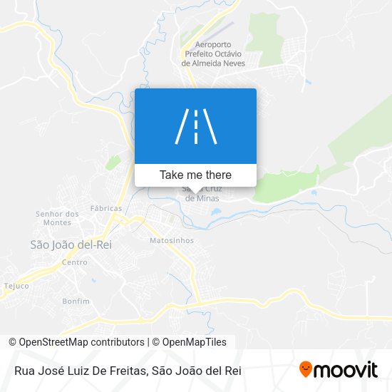 Rua José Luiz De Freitas map