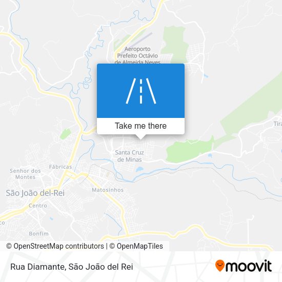 Rua Diamante map