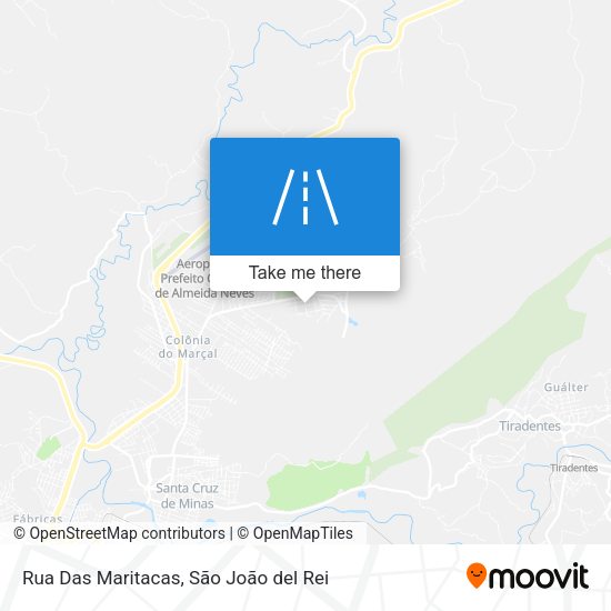Rua Das Maritacas map