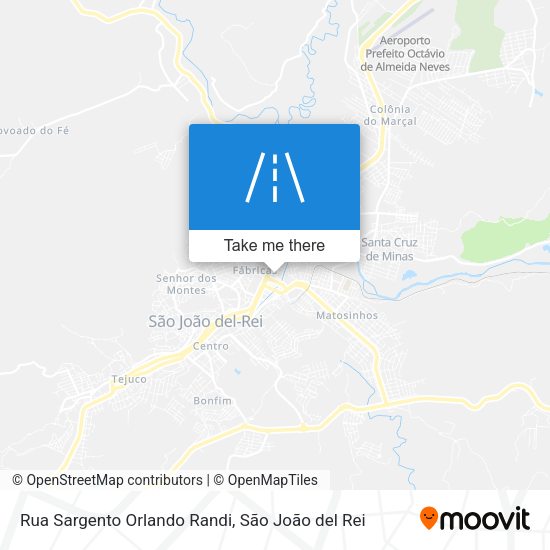 Rua Sargento Orlando Randi map