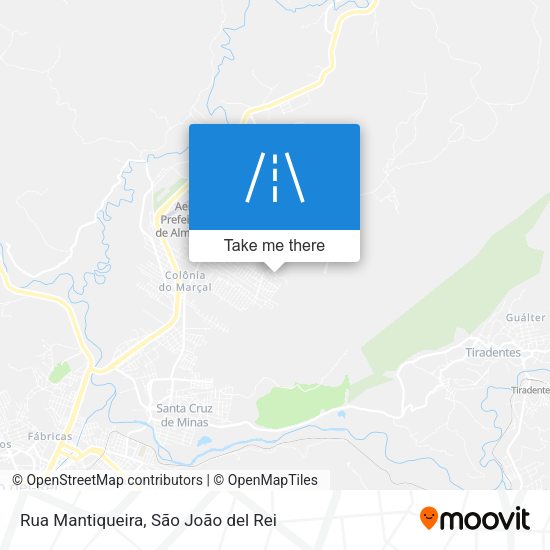 Rua Mantiqueira map