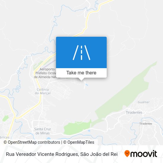 Rua Vereador Vicente Rodrigues map