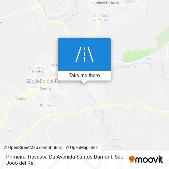 Primeira Travessa Da Avenida Santos Dumont map