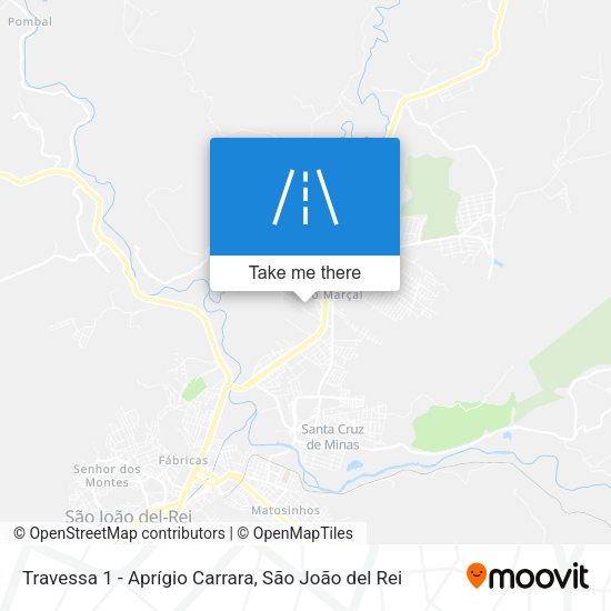 Travessa 1 - Aprígio Carrara map