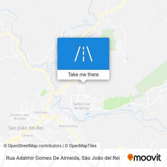 Rua Adalmir Gomes De Almeida map