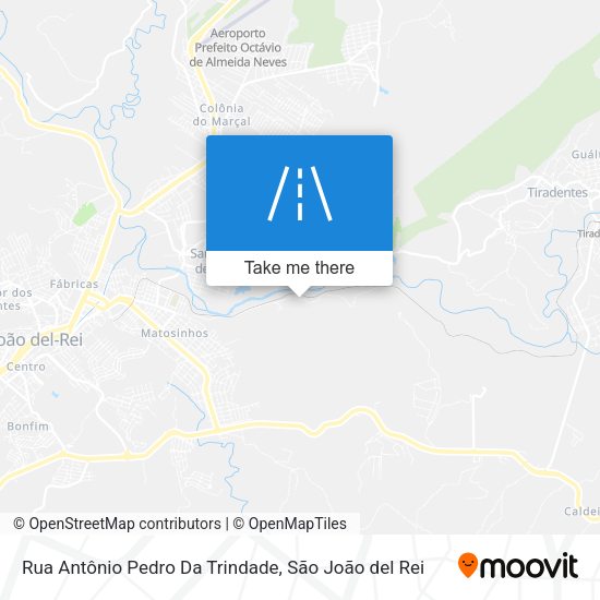 Rua Antônio Pedro Da Trindade map