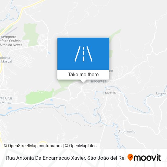 Rua Antonia Da Encarnacao Xavier map