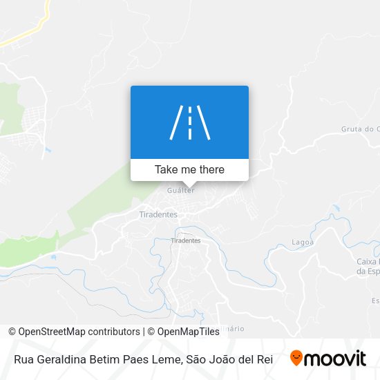 Rua Geraldina Betim Paes Leme map