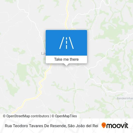 Rua Teodoro Tavares De Resende map