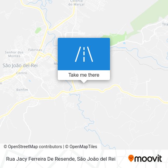 Rua Jacy Ferreira De Resende map