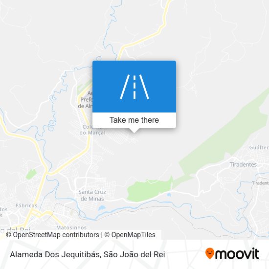 Alameda Dos Jequitibás map