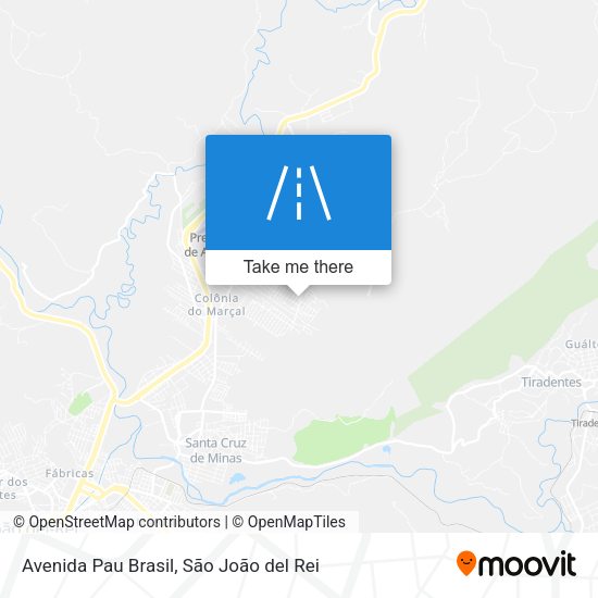 Avenida Pau Brasil map