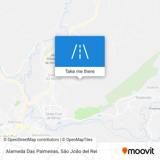 Alameda Das Palmeiras map