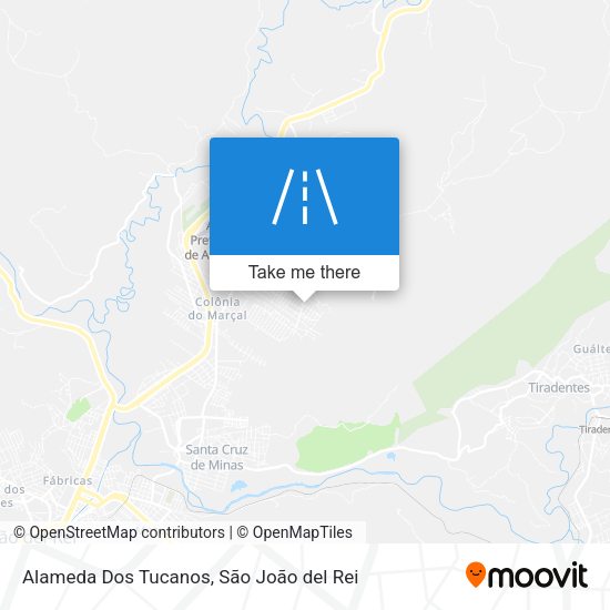 Alameda Dos Tucanos map