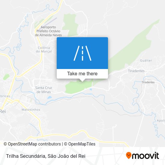 Trilha Secundária map