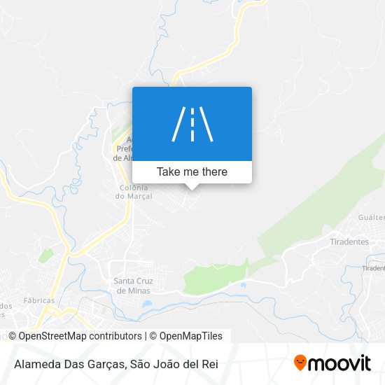 Alameda Das Garças map