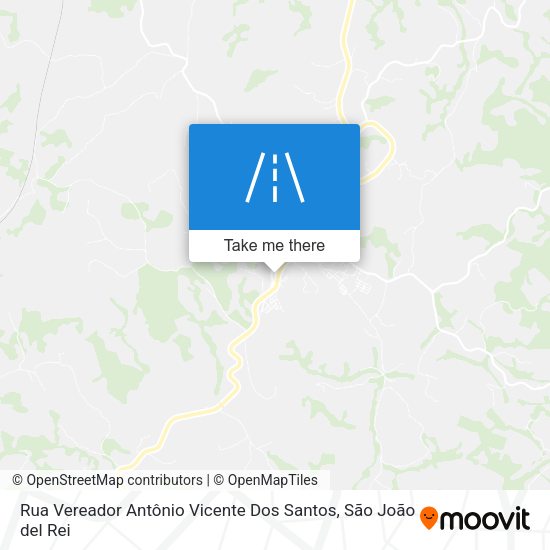 Rua Vereador Antônio Vicente Dos Santos map