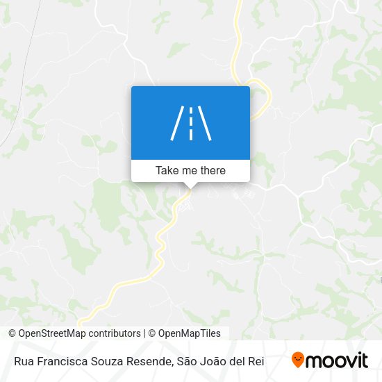 Rua Francisca Souza Resende map