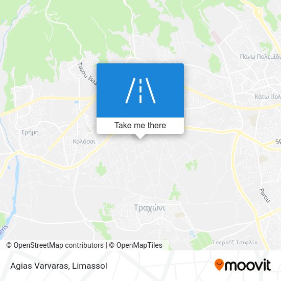 Agias Varvaras map