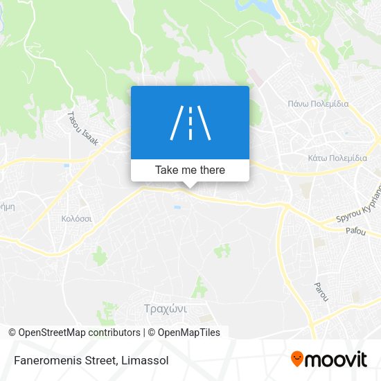 Faneromenis Street map