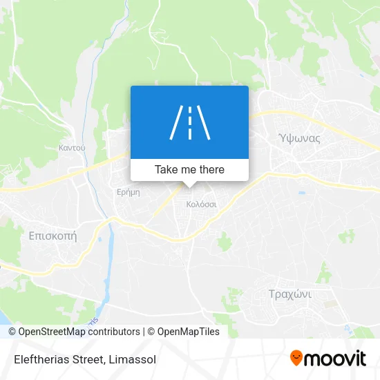 Eleftherias Street map