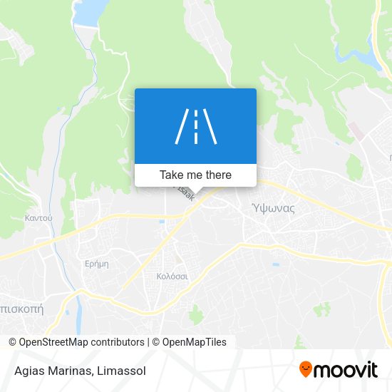 Agias Marinas map