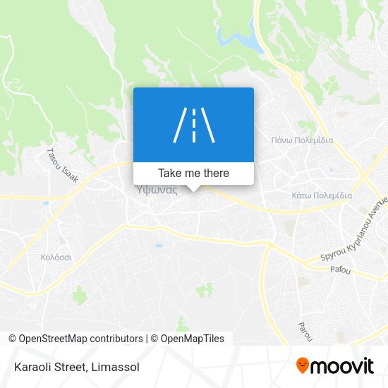 Karaoli Street map