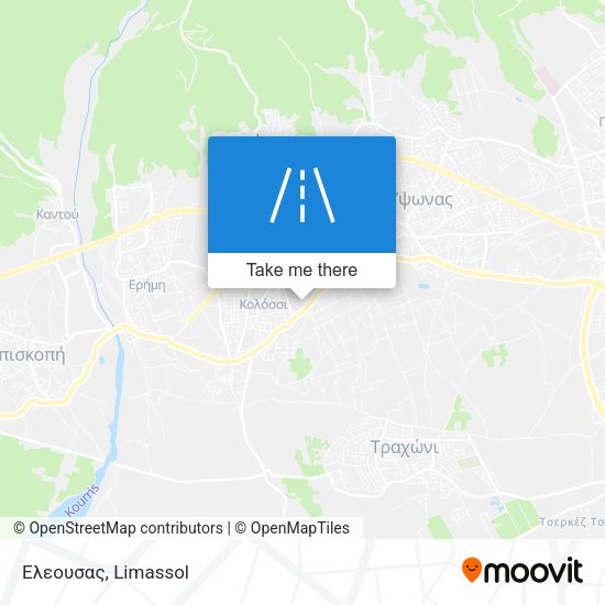 Ελεουσας map