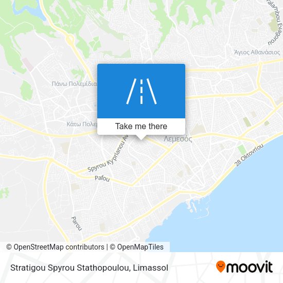 Stratigou Spyrou Stathopoulou map