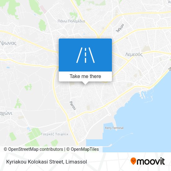Kyriakou Kolokasi Street map
