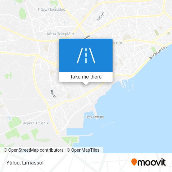Ytilou map
