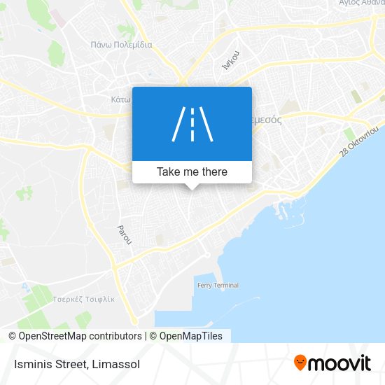 Isminis Street map