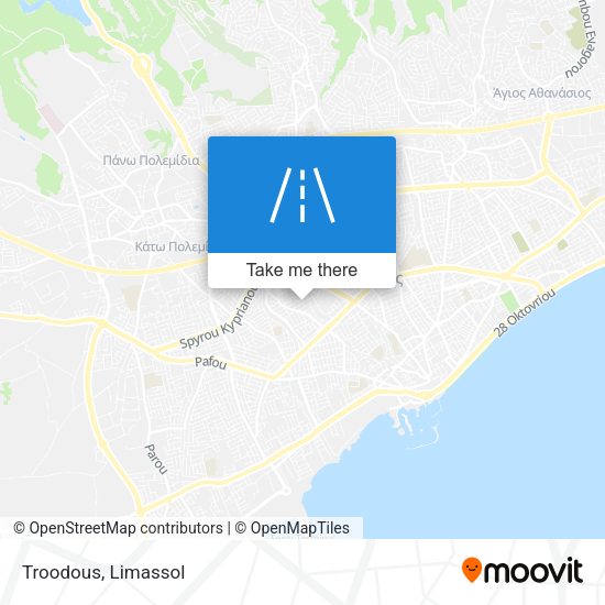 Troodous map