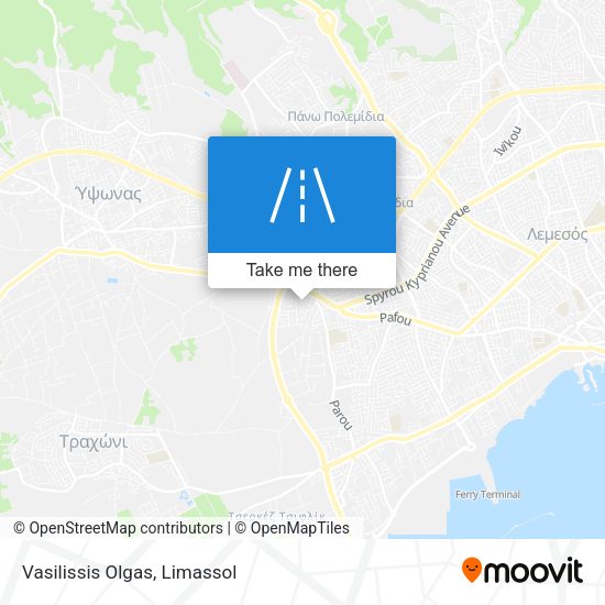 Vasilissis Olgas map