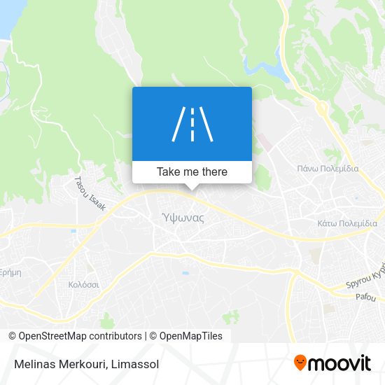 Melinas Merkouri map