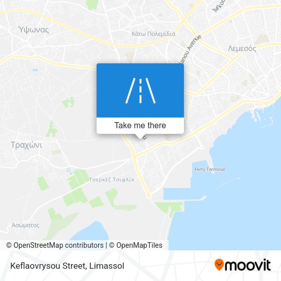 Keflaovrysou Street map