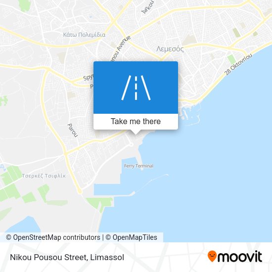 Nikou Pousou Street map