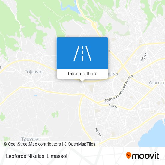 Leoforos Nikaias map