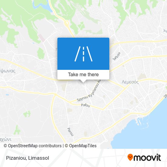 Pizaniou map
