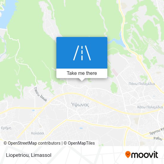 Liopetriou map